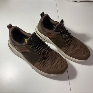 Skechers Men's Brown Mesh Sneakers